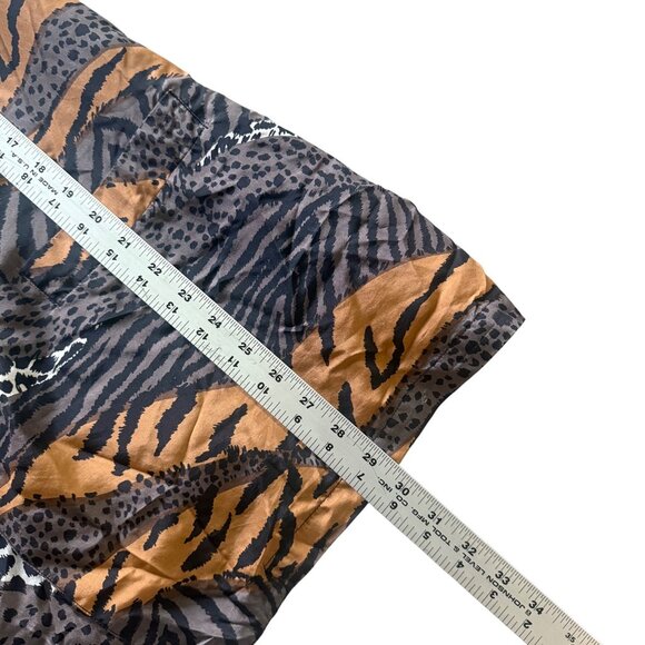 Vintage Robert Stock Limited Womens Animal Print Blazer Medium Tiger & Leopard P - Picture 5 of 6